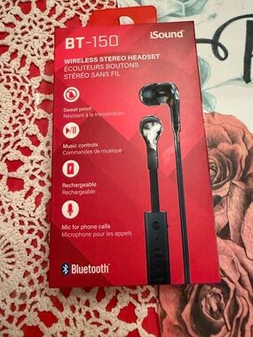 iSound BT-150 Wireless Stereo Headset - Red Packaging